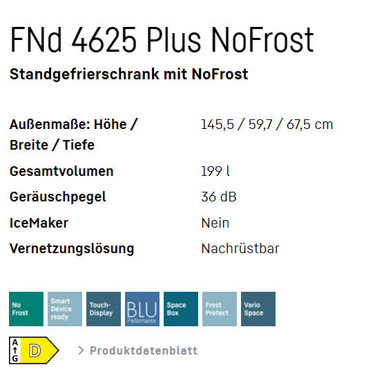 利勃海尔 FNd 4625 冷冻柜 13
