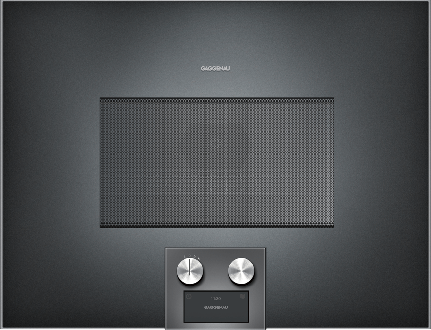 Gaggenau嘉格纳400系列BM455100嵌入式微波烤箱 左铰链
