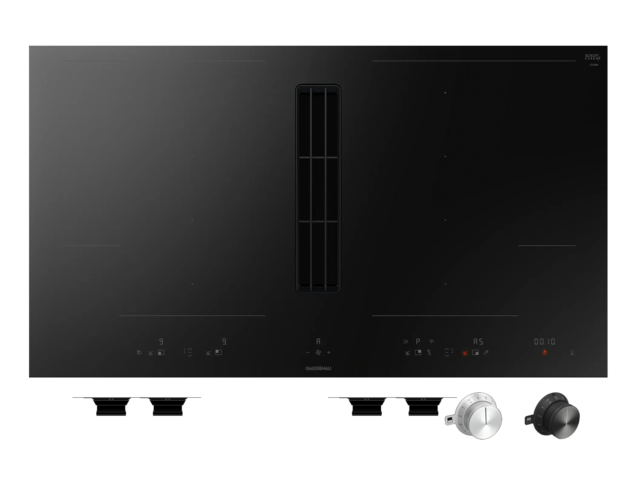 Gaggenau嘉格纳400系列嵌入式CV492105电磁炉 带下吸式油烟机