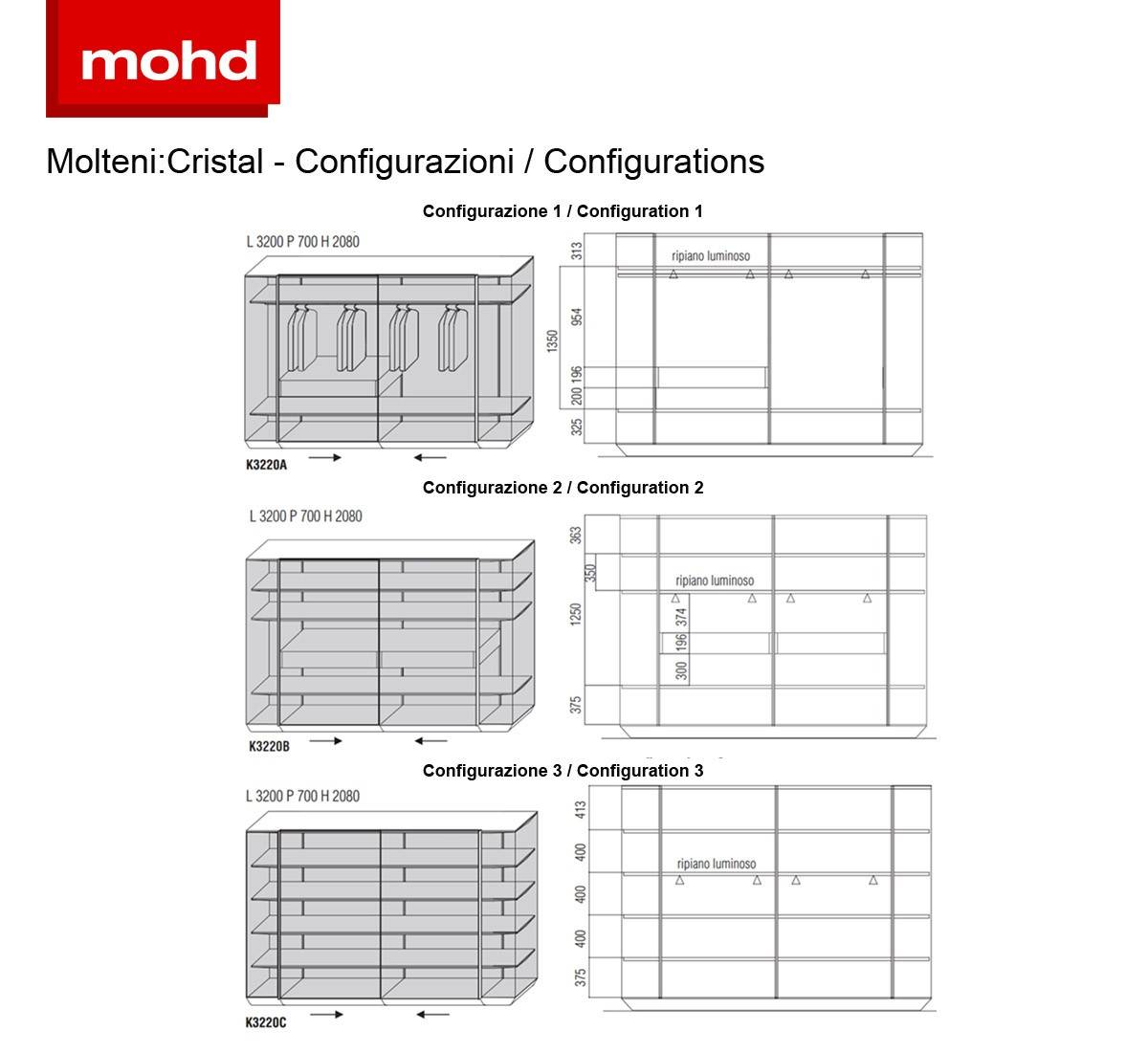 Molteni &amp; C. Kristal Storage Unit简约多功能玻璃橱柜展示柜 6