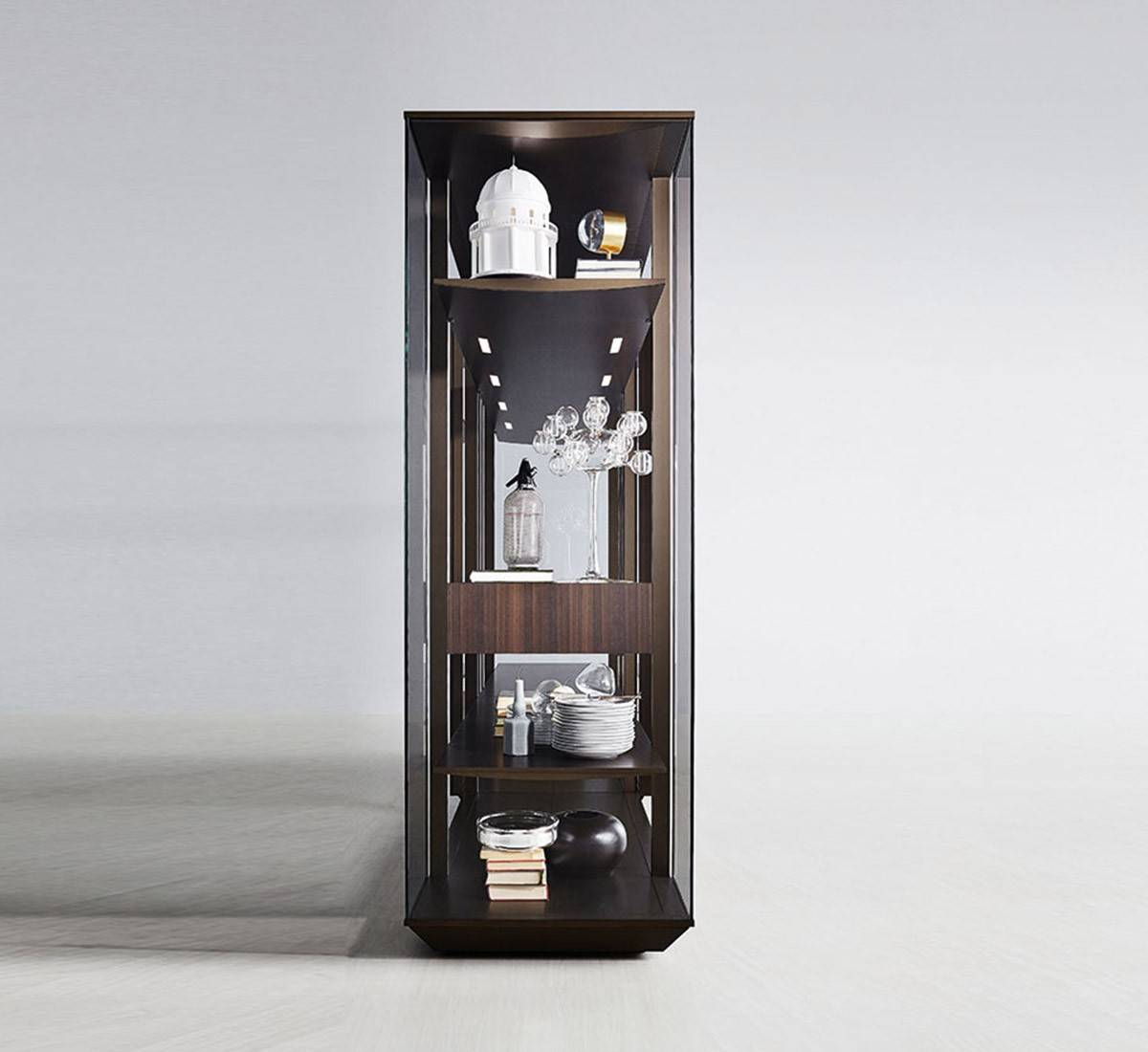 Molteni &amp; C. Kristal Storage Unit简约多功能玻璃橱柜展示柜 3