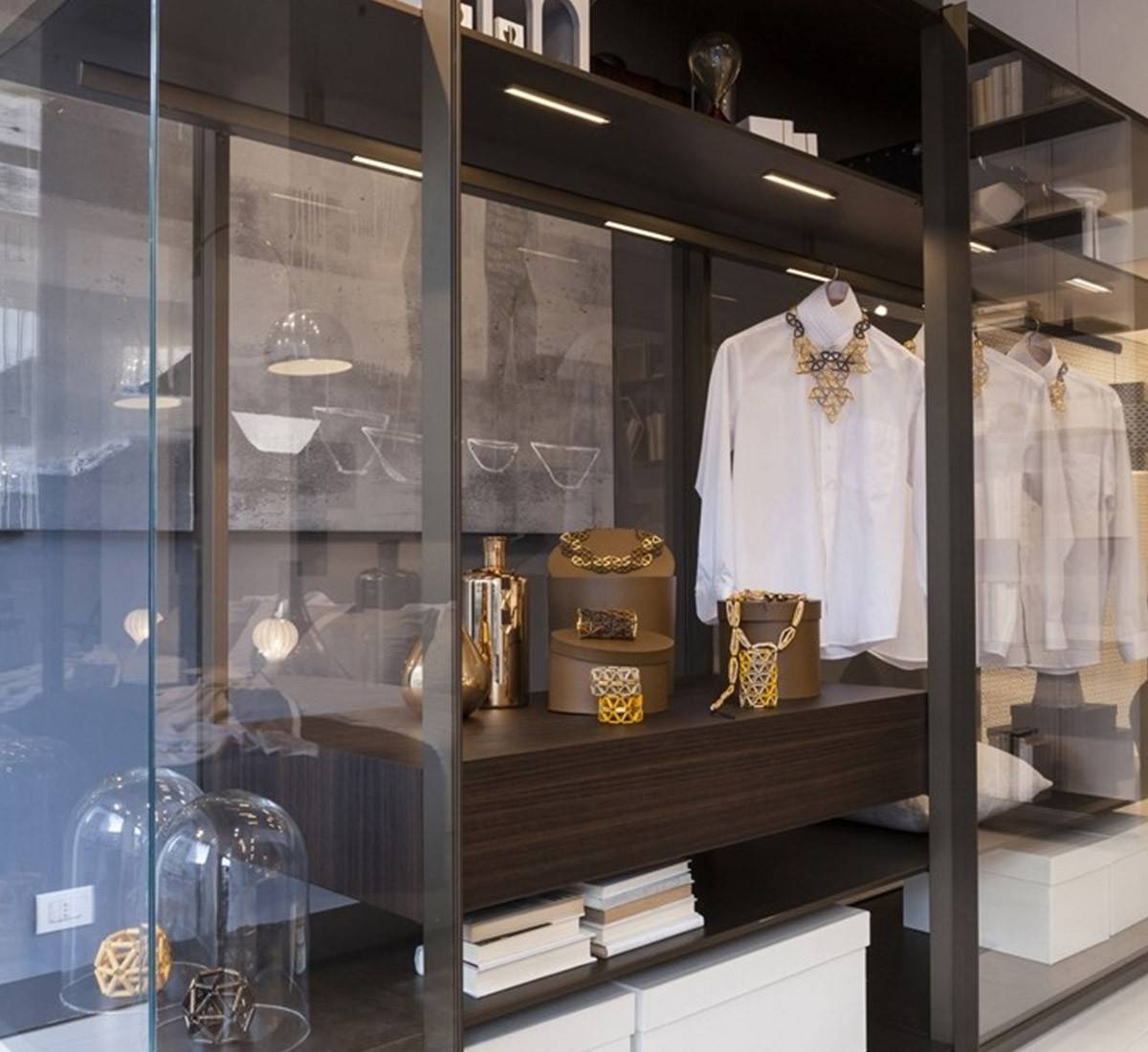 Molteni &amp; C. Kristal Storage Unit简约多功能玻璃橱柜展示柜 4