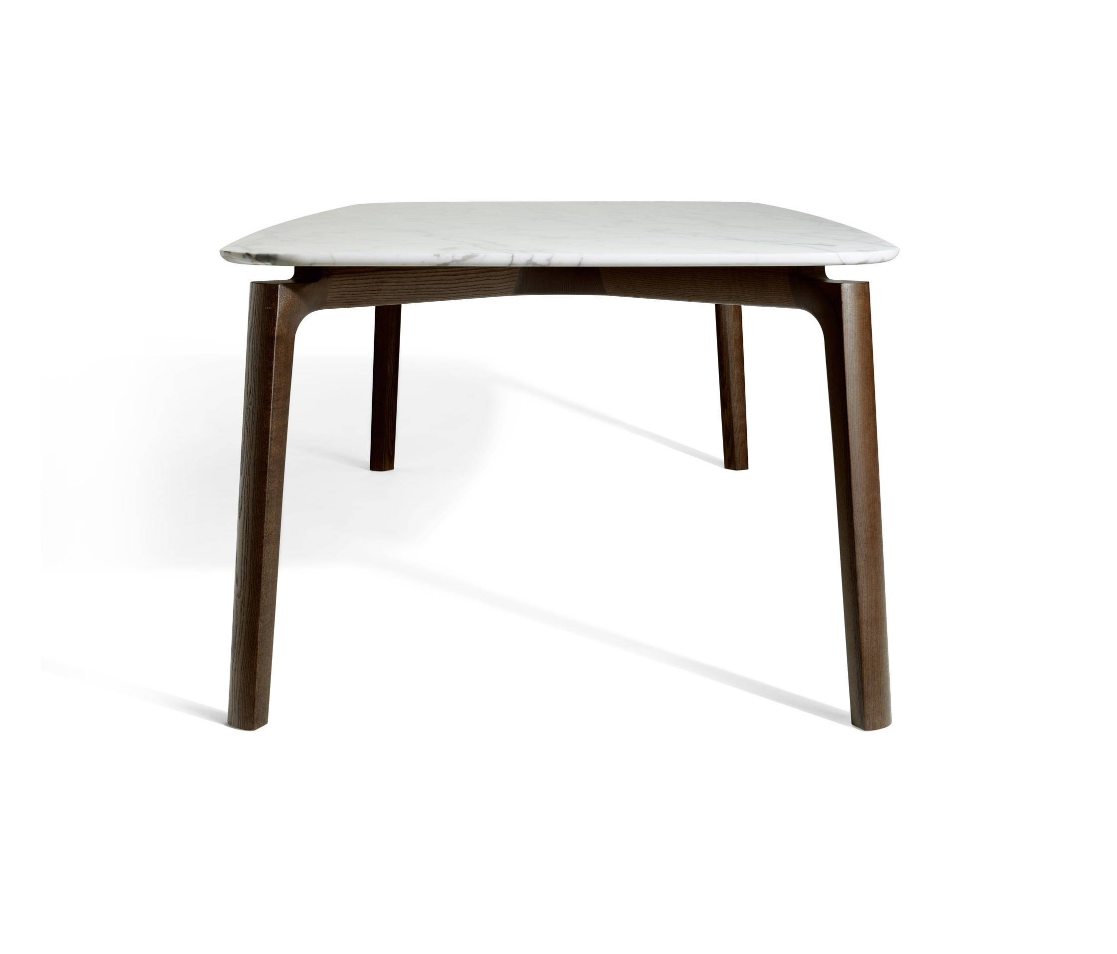 Poltrona Frau柏秋纳弗洛nabucco餐桌Calacatta大理石桌面白蜡木桌腿250*120*H75 3