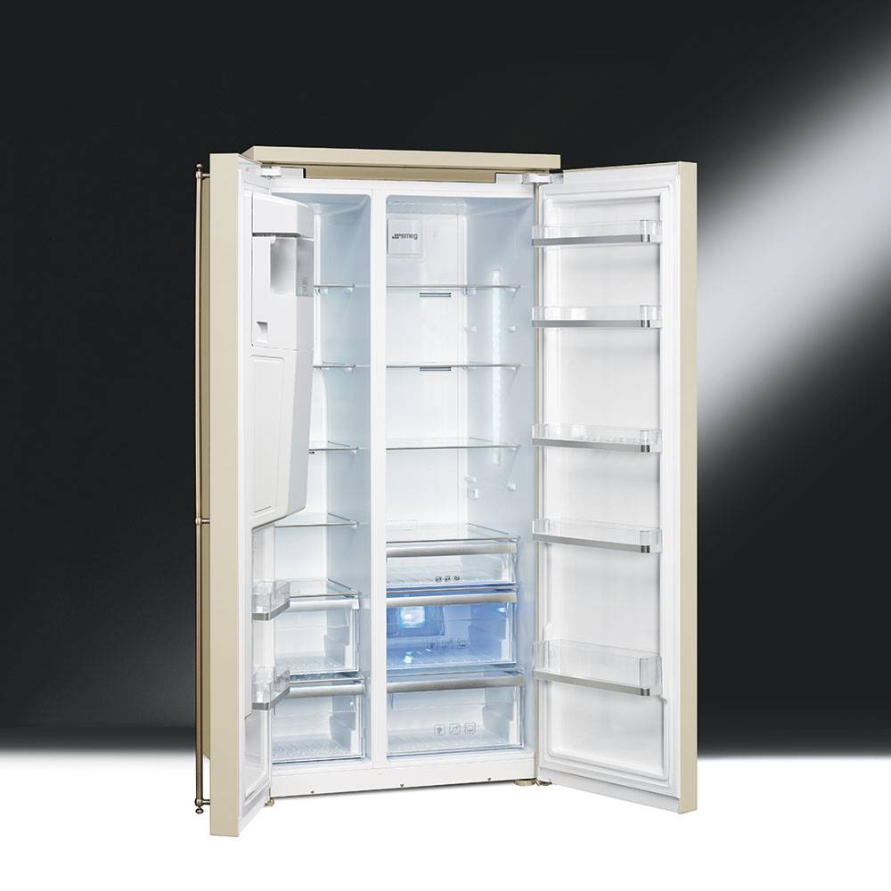 Smeg 斯麦格独立式对开门SBS8004P冰箱 2