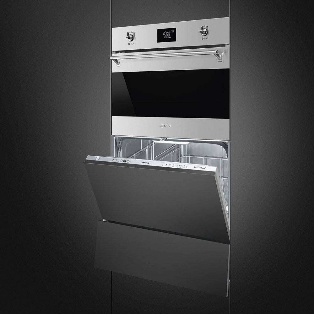Smeg斯麦格嵌入式微波烤箱SF4390MCX 6