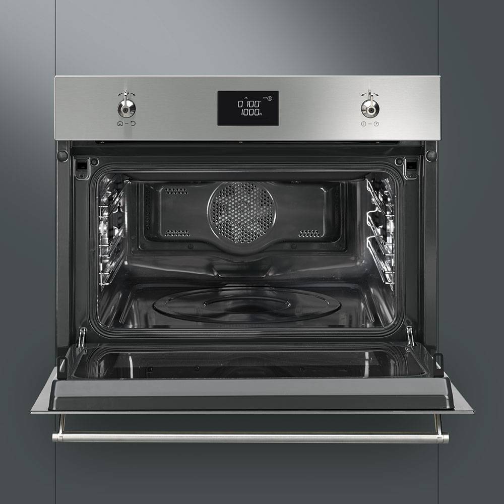 Smeg斯麦格嵌入式微波烤箱SF4390MCX 2