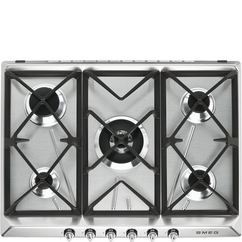 Smeg 五眼嵌入式燃气灶 SR975XGH