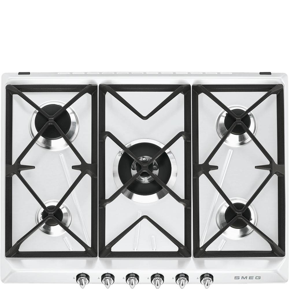 Smeg 嵌入式五眼燃气灶 SRV876AOGH
