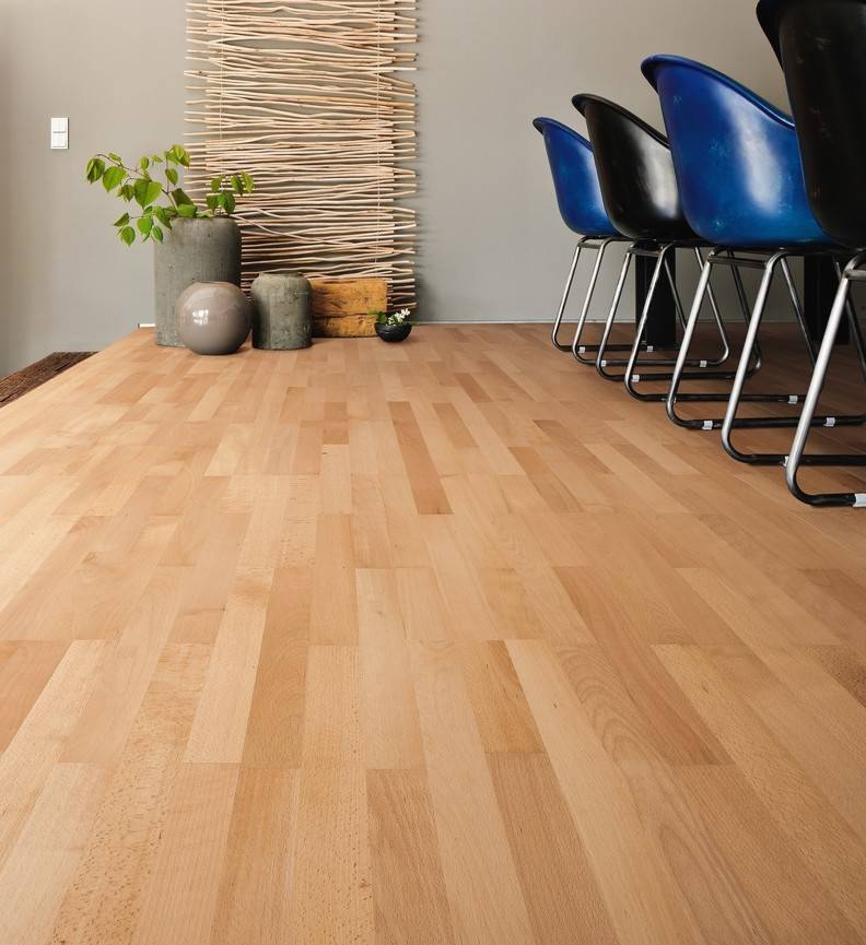 德国汉诺地板三层橡木Longstrip Beech steamed Trend 523789