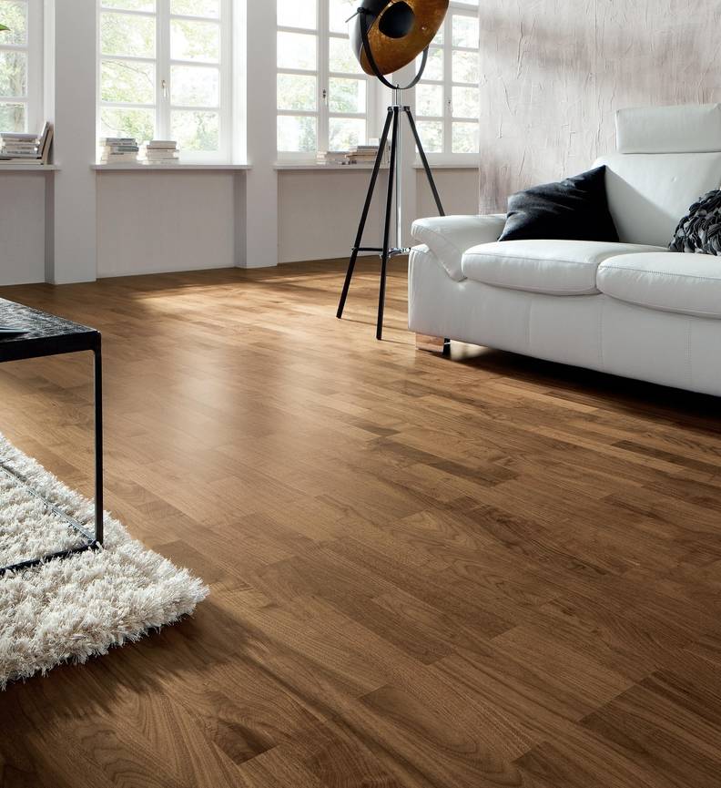 德国汉诺地板三层橡木Longstrip American Walnut Trend 523812