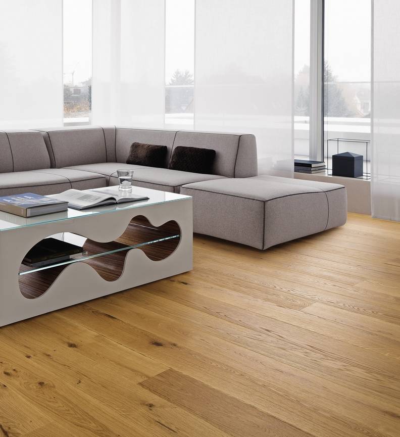 德国汉诺地板三层橡木Plank 1-Strip 180 2V Oak Sauvage brushed 524634