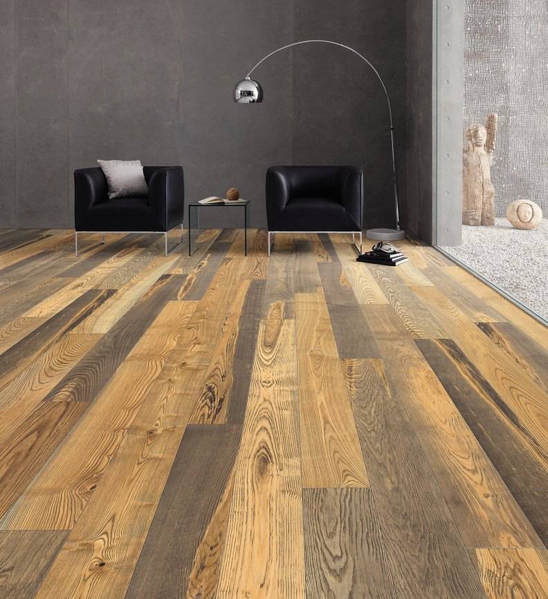 德国汉诺地板三层橡木Plank 1-Strip 4V Ash Barrique Selectiv brushed 529064
