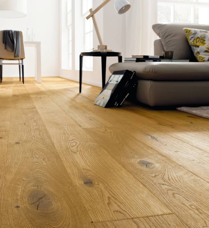 德国汉诺地板三层橡木Plank 1-Strip 180 4V Oak Sauvage retro brushed 530793