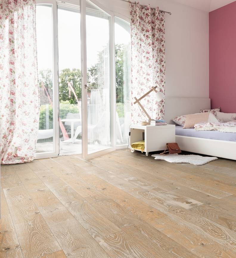 德国汉诺地板三层橡木Plank 1-Strip 180 4V Oak Atelier Sauvage retro brushed 531764