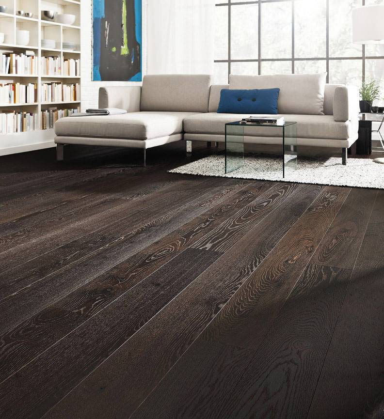 德国汉诺地板三层橡木Plank 1-Strip 180 4V Termo oak Forte brushed 531766