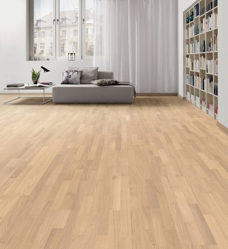 德国汉诺地板三层橡木Longstrip Oak Puro White Trend brushed 533343