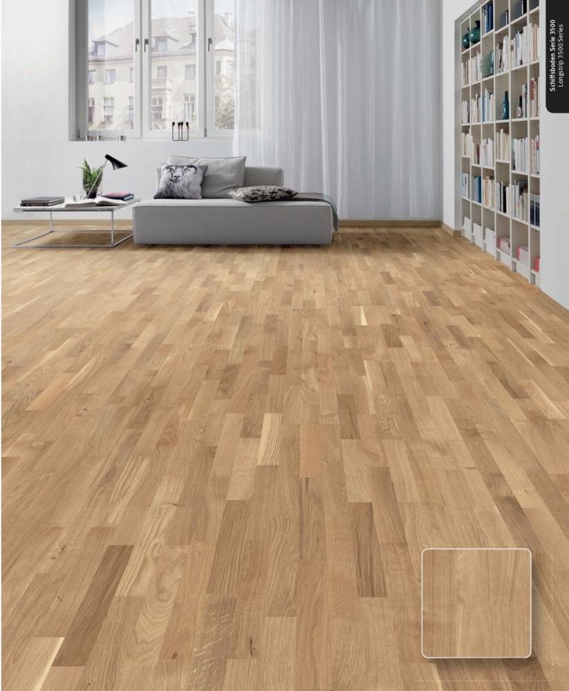 德国汉诺地板三层橡木Longstrip Oak Light White Favorit brushed 534587