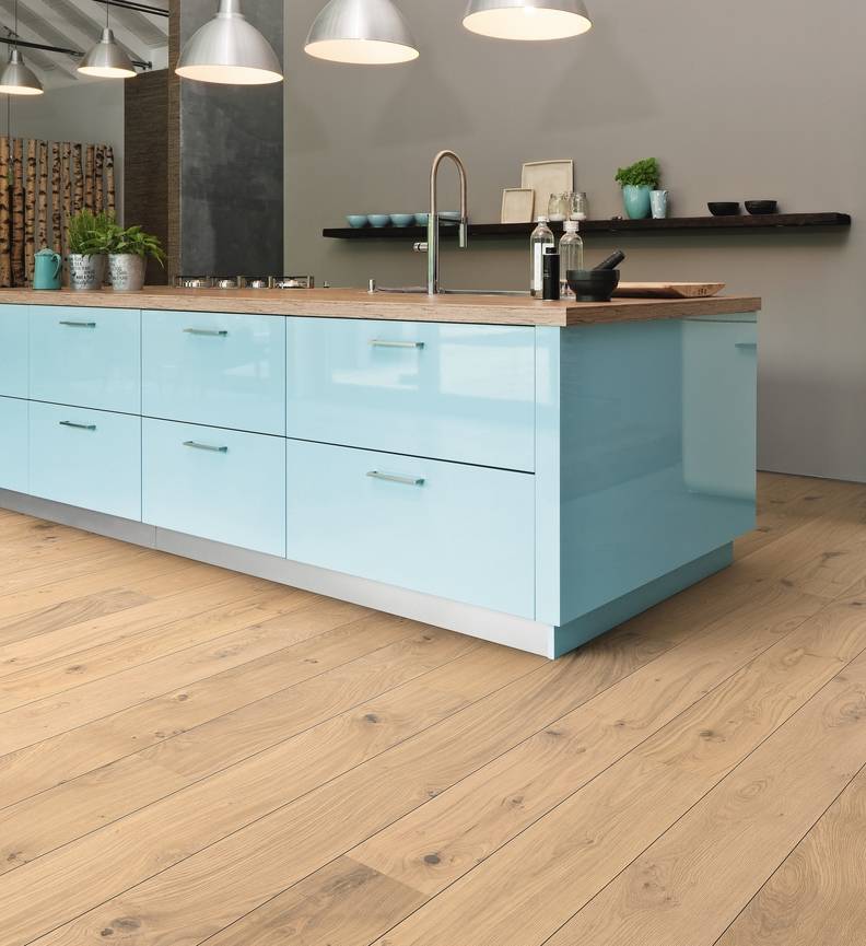德国汉诺地板三层橡木Plank 1-Strip 2V Oak Puro White Universal brushed  534604