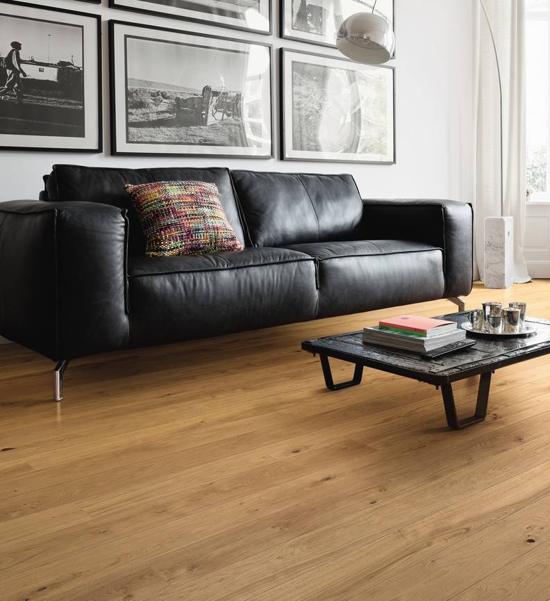 德国汉诺地板三层橡木Plank 1-Strip 2V Oak Universal brushed 534607