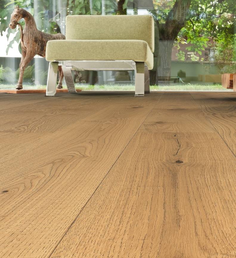 德国汉诺地板三层橡木Plank 1-Strip 180 2V Oak Sauvage brushed 535448