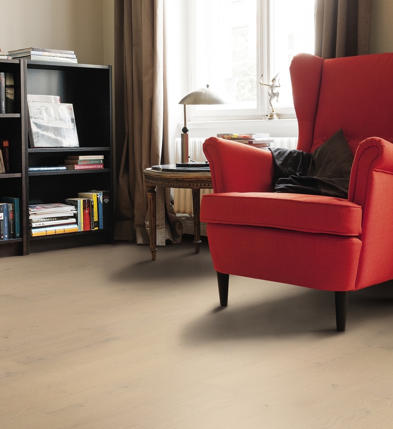 德国汉诺地板三层橡木Plank 1-Strip 180 2V Oak Sand Grey Markant brushed  538942
