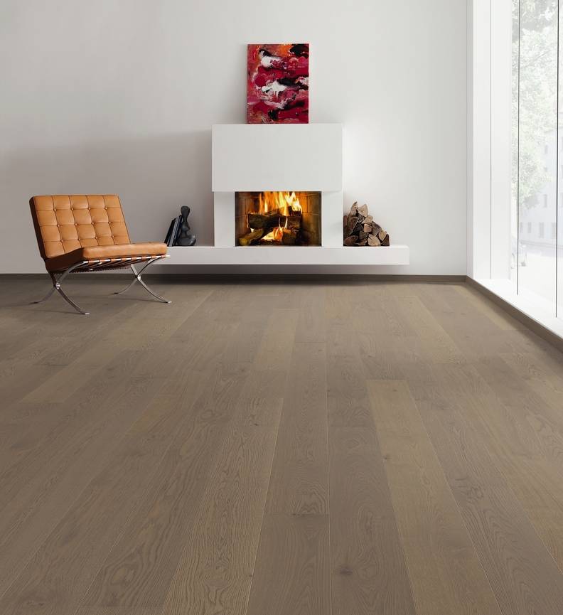 德国汉诺地板三层橡木Plank 1-Strip 180 4V Oak Shell Grey Markant brushed 538946