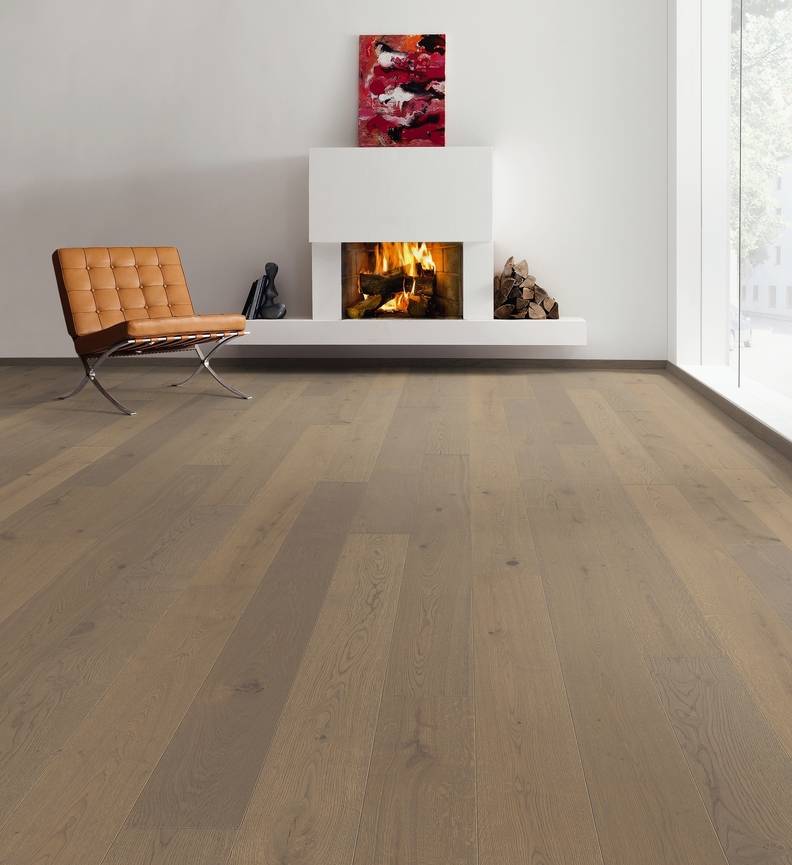 德国汉诺地板三层橡木Plank 1-Strip 180 4V Oak Shell Grey Sauvage brushed 538947