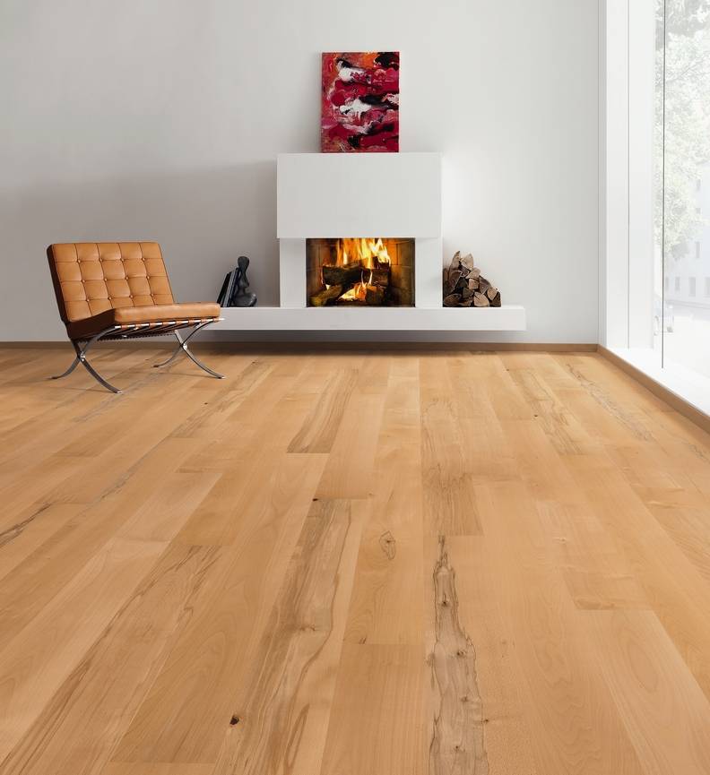 德国汉诺地板三层橡木Plank 1-Strip 180 Beech steamed Universal 538950