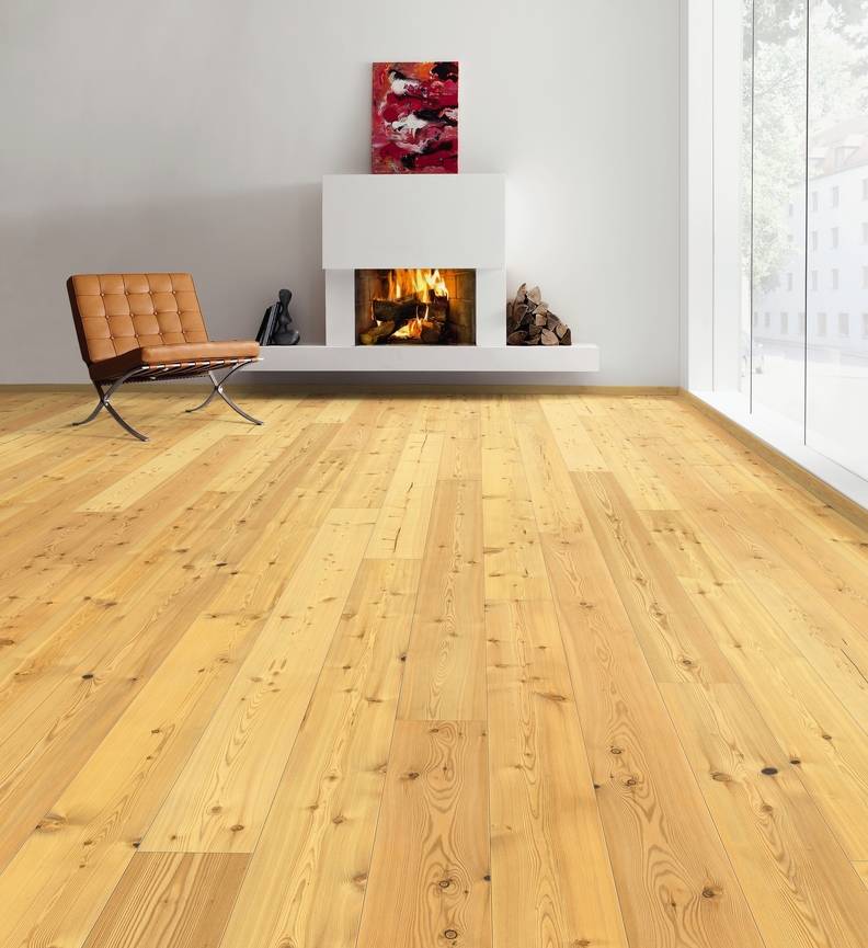 德国汉诺地板三层橡木Plank 1-Strip 180 4V Larch Universal brushed 538955