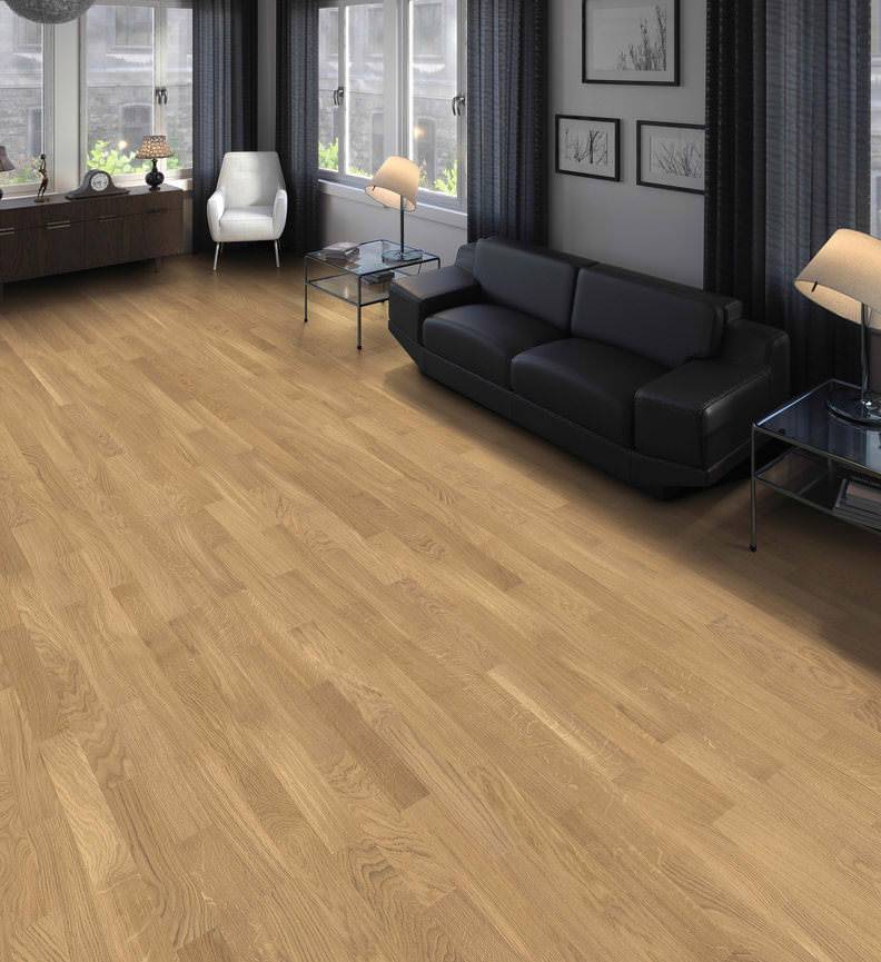 德国汉诺地板三层橡木Strip Allegro Oak invisible Trend 540131