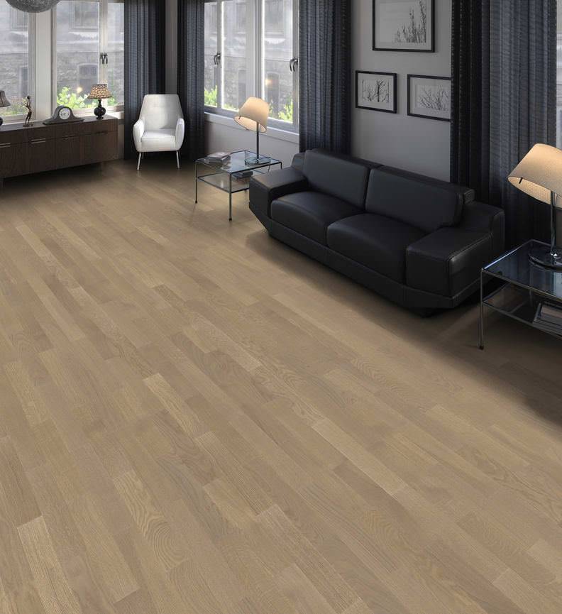 德国汉诺地板三层橡木Strip Allegro Oak Sand Grey Trend 540134
