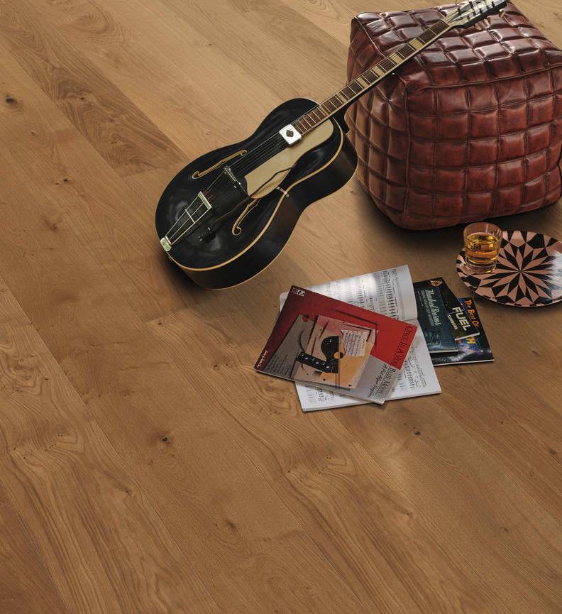 德国汉诺地板三层橡木Plank 1-strip Plaza 240 4V Oak Sauvage brushed 540234