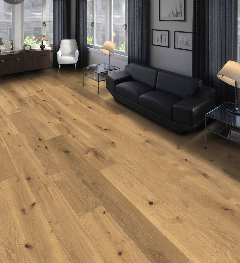 德国汉诺地板三层橡木Strip PL Maxim 4V Oak invisible Sauvage brushed 540993