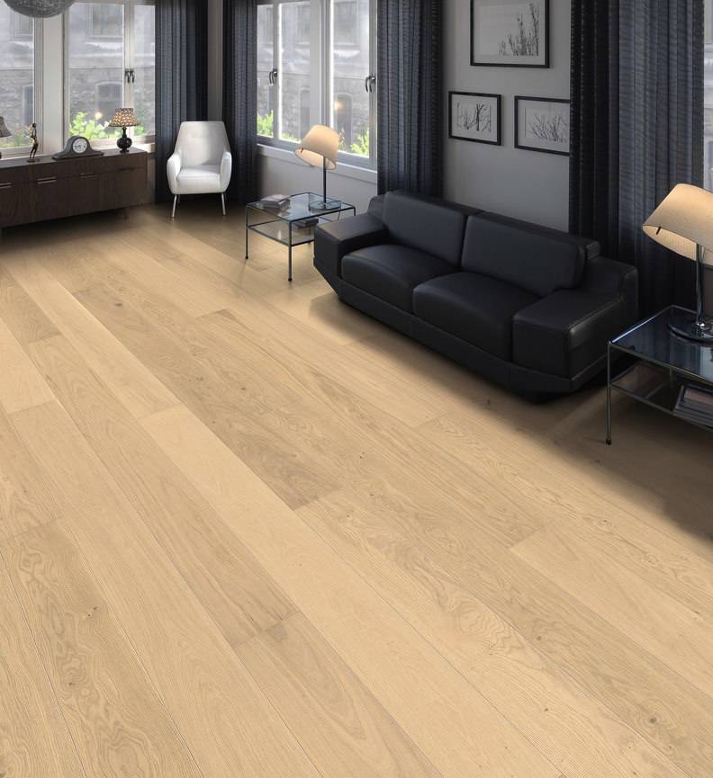 德国汉诺地板三层橡木Strip PL Maxim 4V Oak invisible Markant brushed 541002