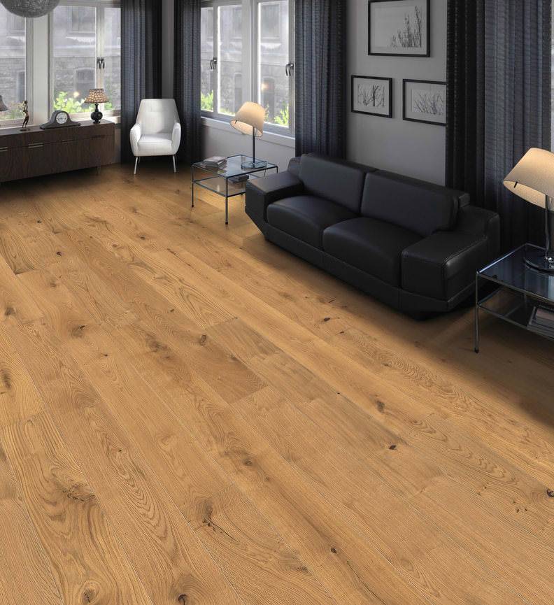 德国汉诺地板三层橡木Strip PL Maxim 4V Oak Sauvage brushed 541005