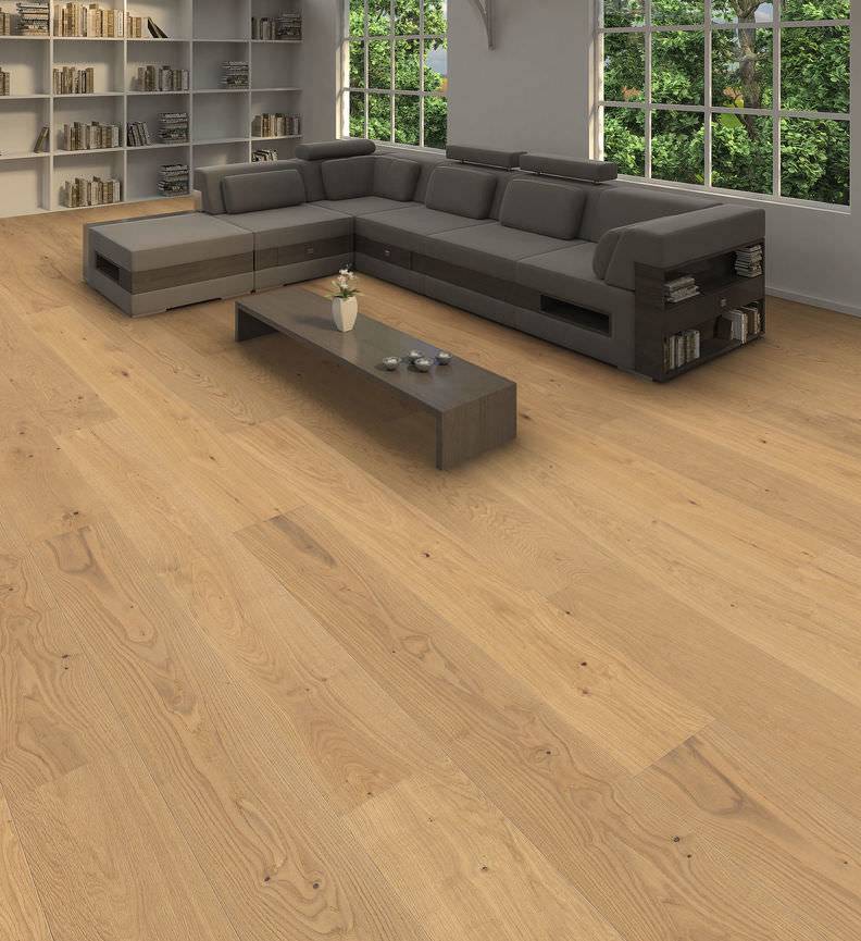 德国汉诺地板三层橡木Plank 1-strip Plaza 240 4V Oak invisible Markant brushed 541430