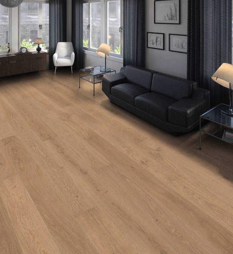 德国汉诺地板三层橡木Plank 1-Strip 180 2V Oak Puro White Markant silk 541805