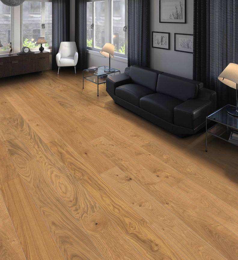 德国汉诺地板三层橡木Plank 1-Strip 180 2V Oak Markant silk 541807