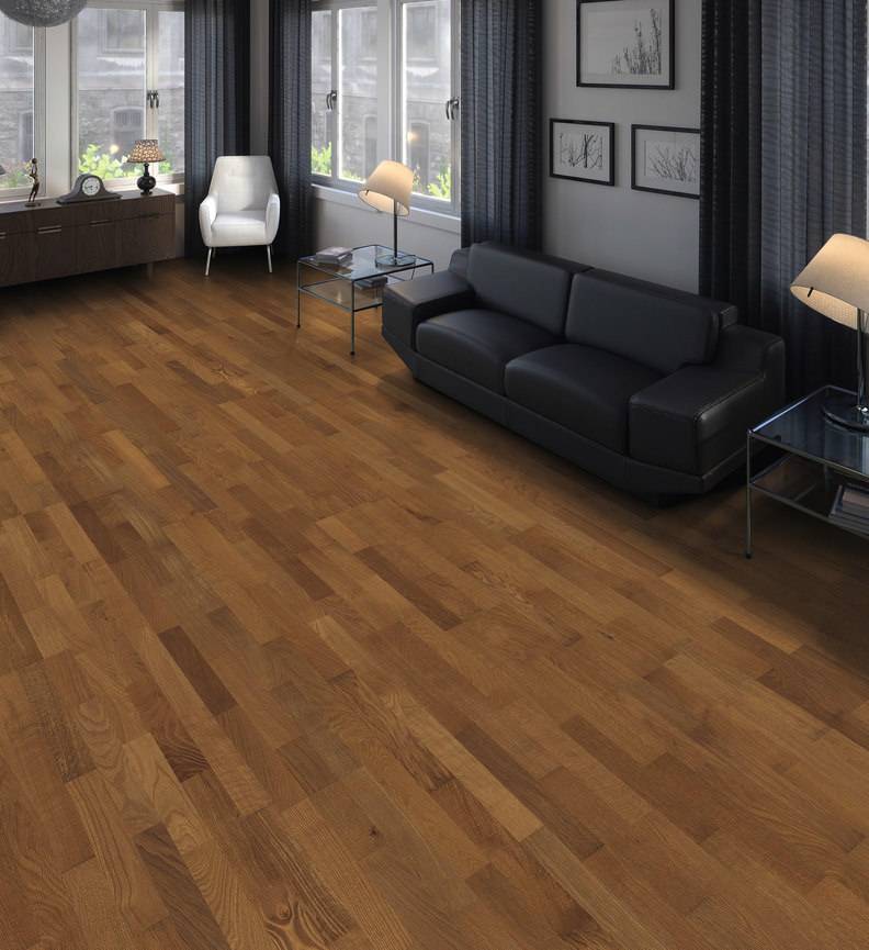 德国汉诺地板三层橡木Longstrip Smoked Oak Naturale brushed 541916