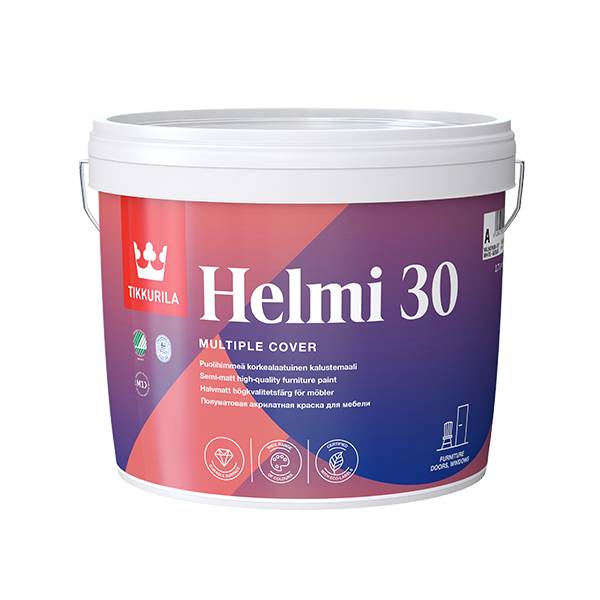荷美纯水性木器面漆A漆2.7L