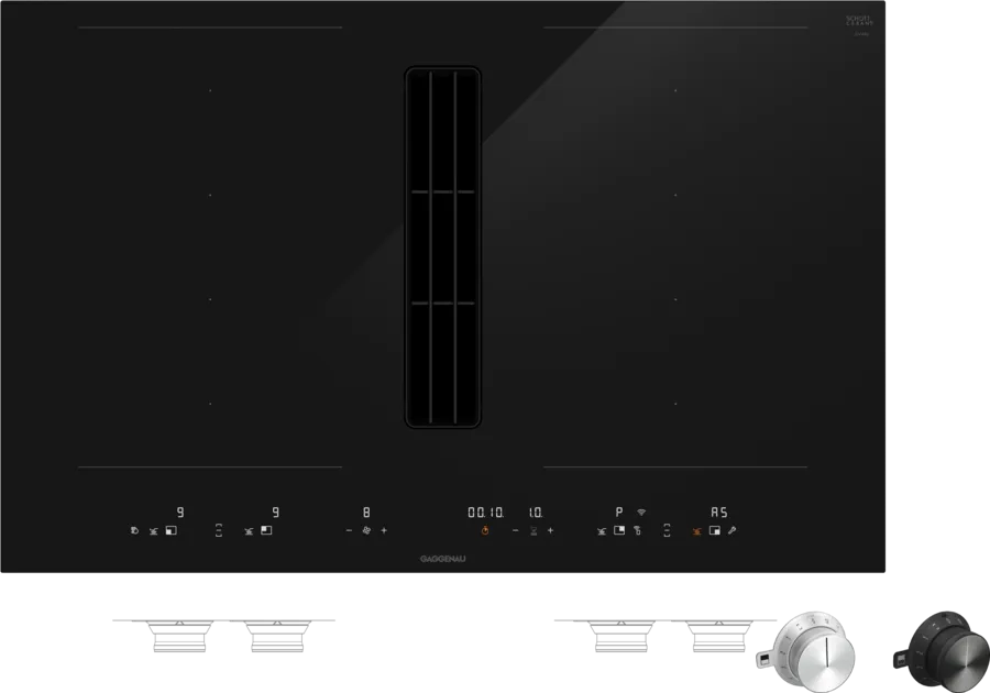 Gaggenau嘉格纳400系列嵌入式CV482105电磁炉 带下吸式油烟机