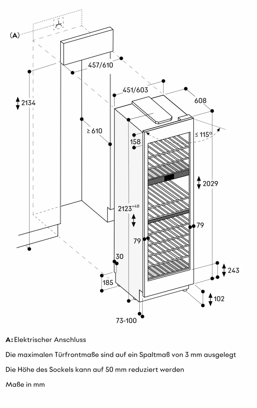 Gaggenau嘉格纳Vario Expressive系列RVW417170嵌入式酒柜 5