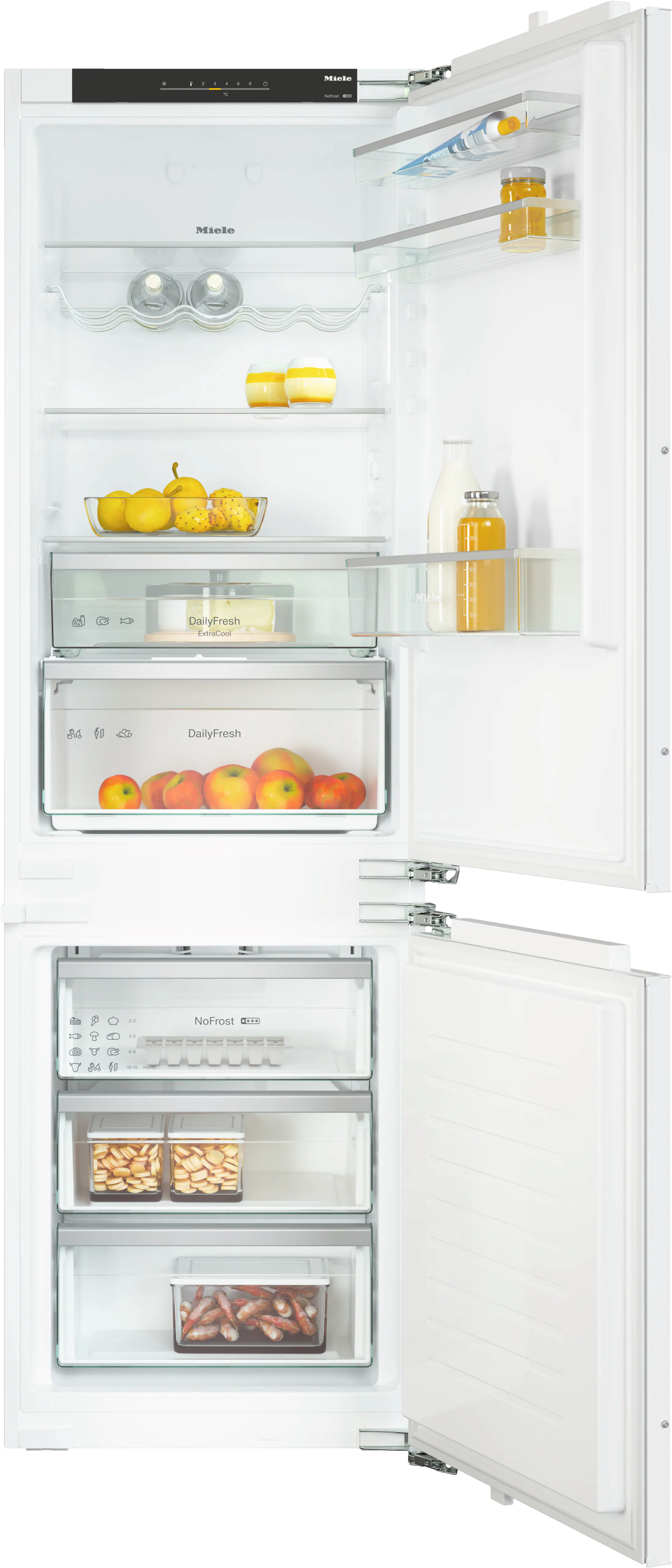 Miele KDN 7714 E Active 嵌入式冰箱冷冻组合