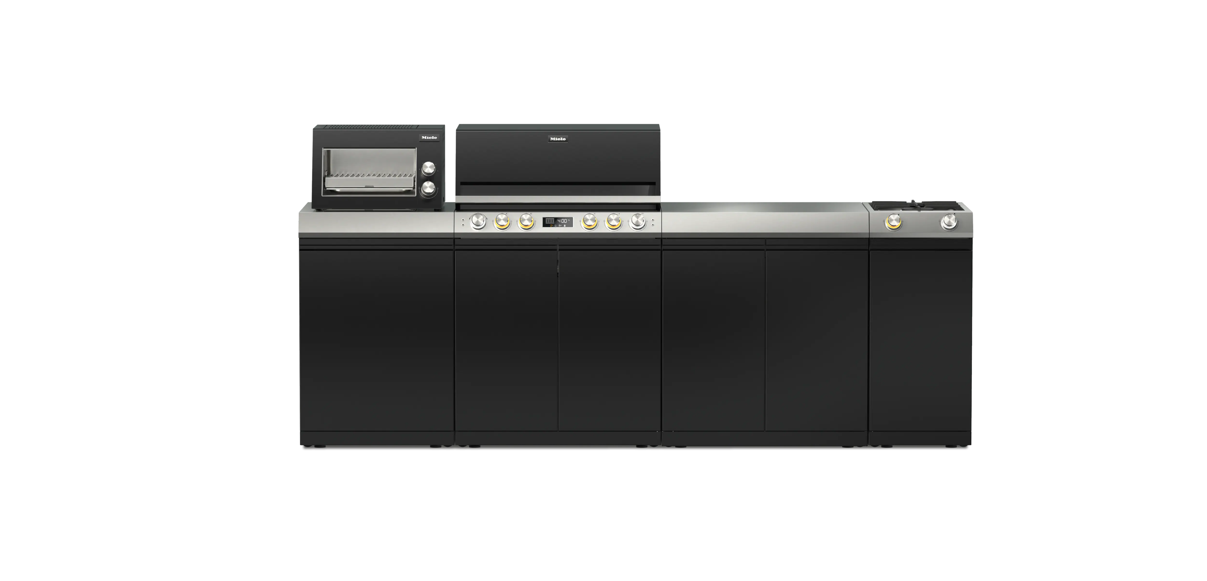 Miele Dreams – Advance 户外厨房 Lava 黑色