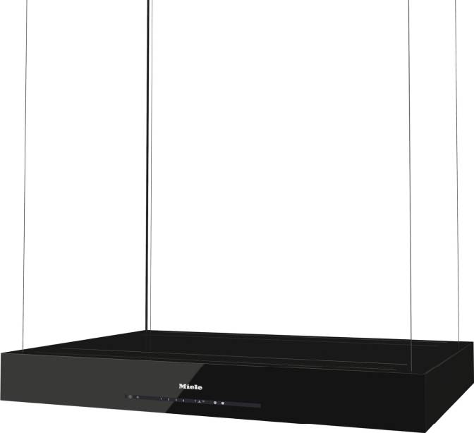 Miele美诺DA 6708 D Aura Ed. 6000中岛抽油烟机 黑色