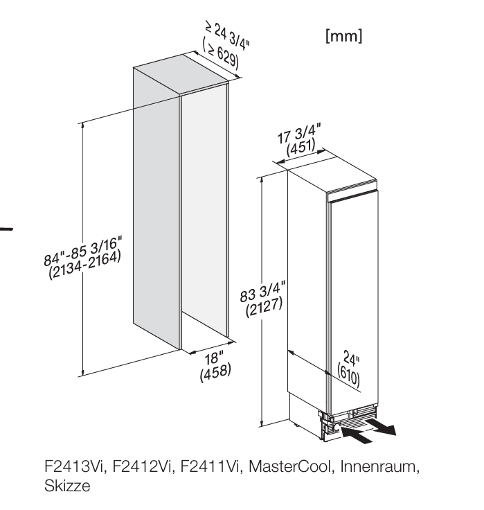 Miele F 2413 Vi 冰箱 3
