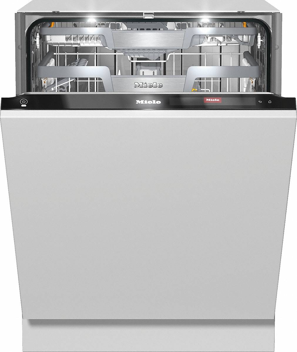 Miele 美诺无把手全嵌入式洗碗机G 7960 SCVi 双击开门 家居互联