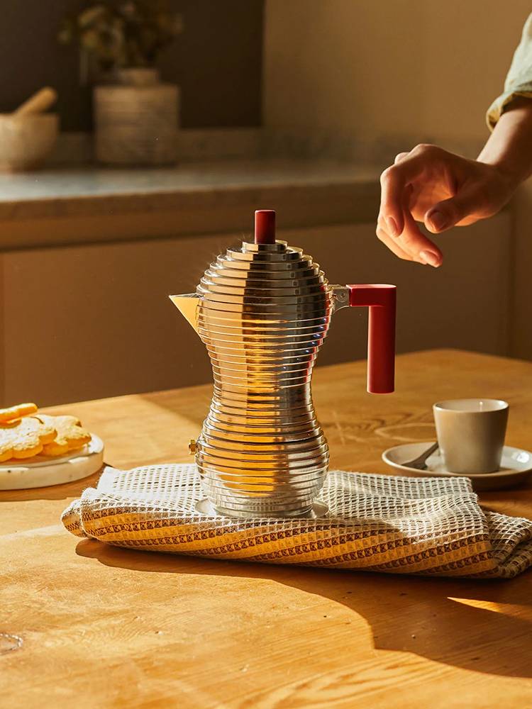 ALESSI/MDL02小鸡摩卡壶单阀手冲咖啡壶意式家用户外意大利铝合金 2