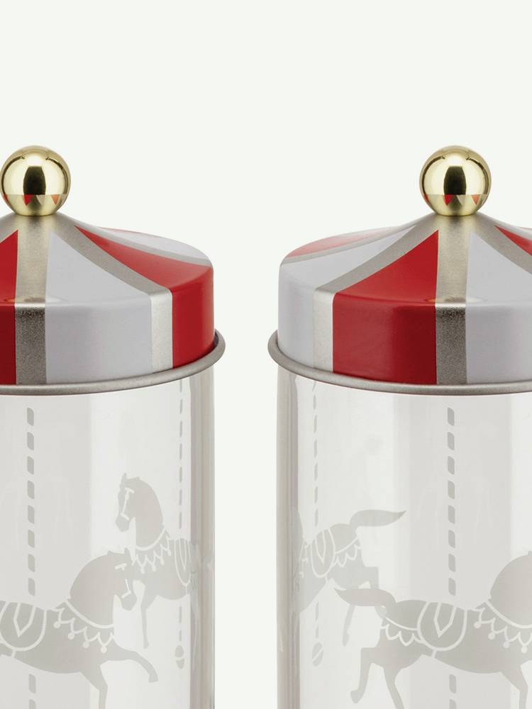 ALESSI/MW30 意大利马戏团玻璃密封罐收纳 糖果 饼干厨房家用创意 4