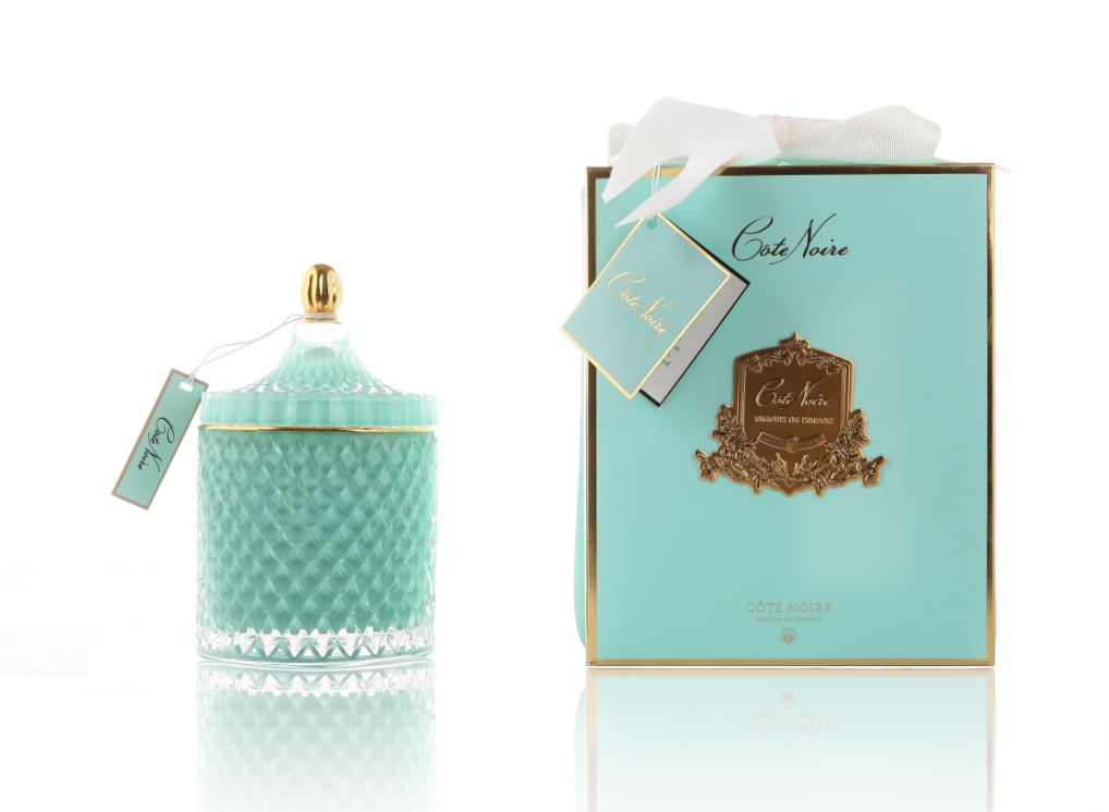 Cote Noire GML45005 500g 大号蓝色艺术蜡烛-波斯柠檬&amp;橘子
